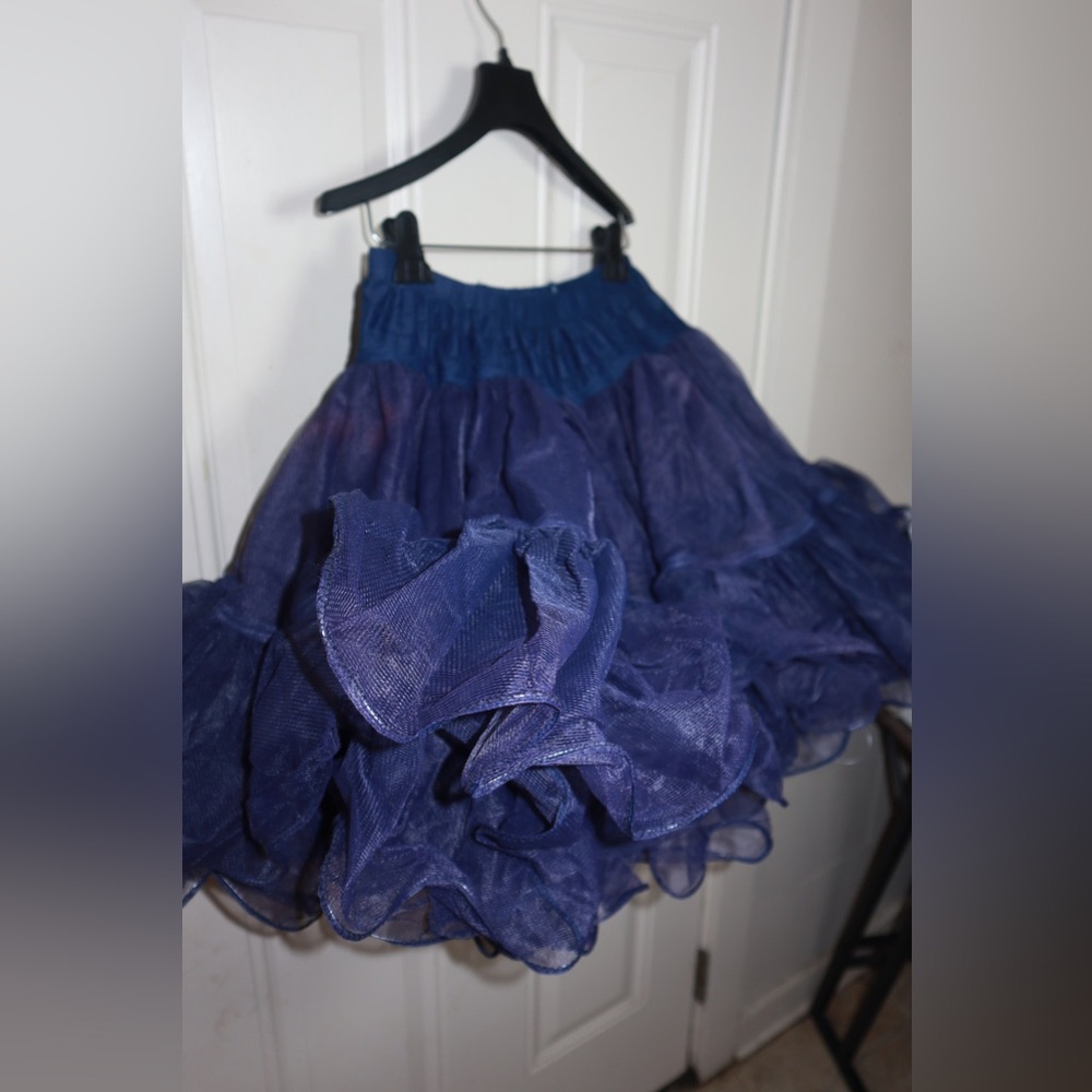 Vintage Handmade Navy Petticoat (*)